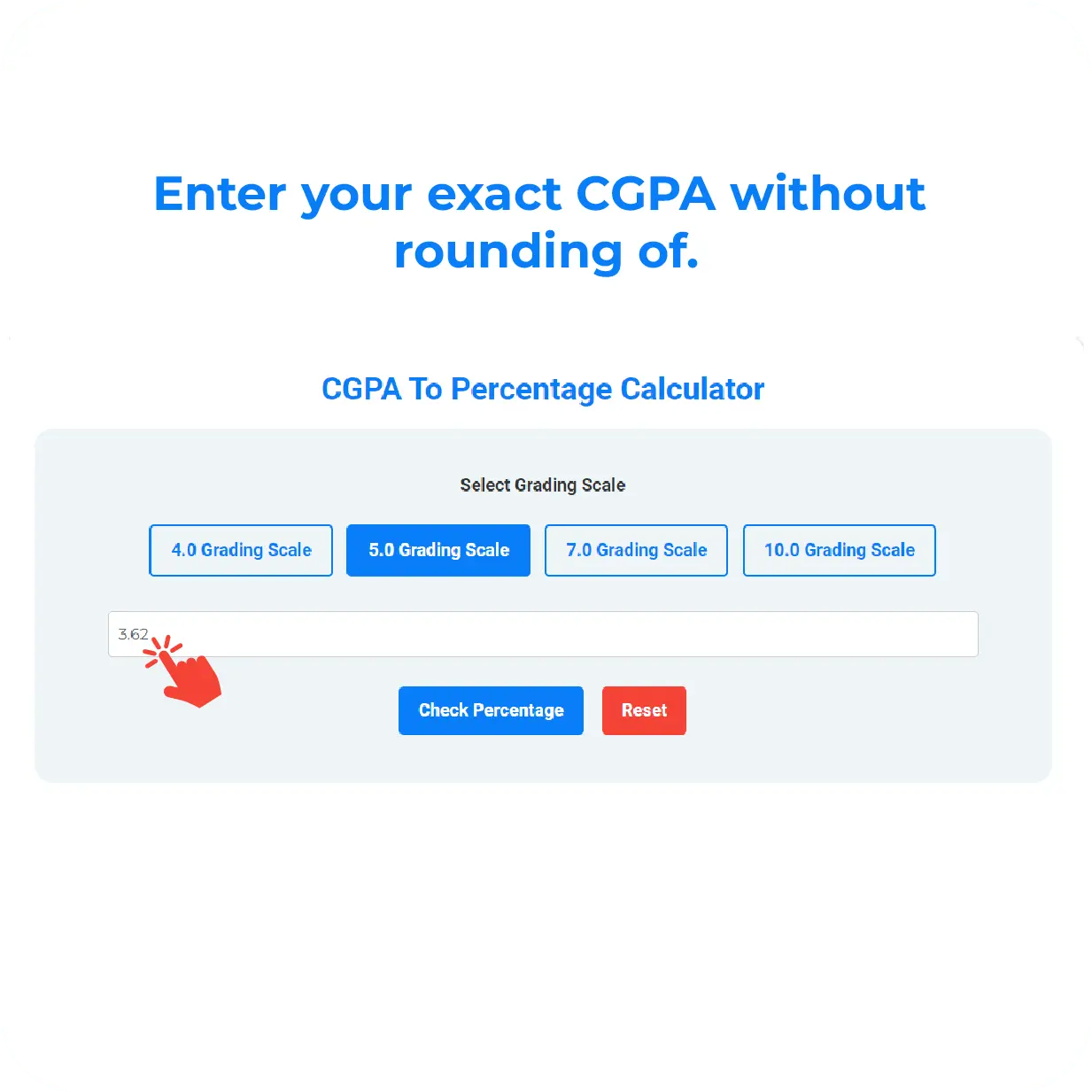 cgpa calculator