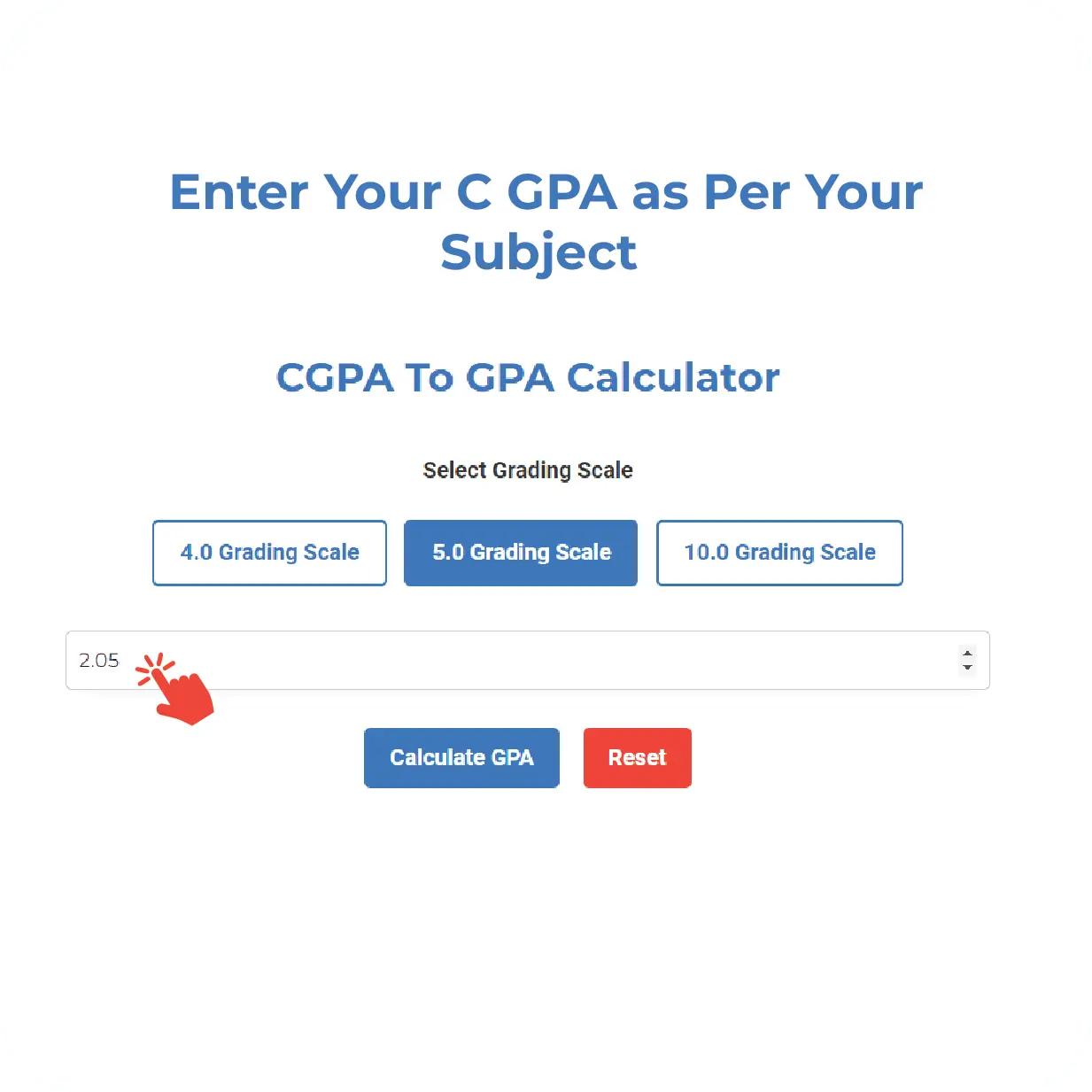 convert cgpa to gpa